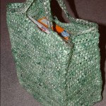 Green Shopping Bag Sideview Green Shopping Bag Sideview