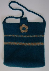 Felted Flower Tote