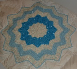 Blue Baby RR Afghan
