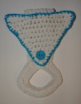 T-Yarn Towel Ring Holder Closeup T-Yarn Towel Ring Holder Closeup