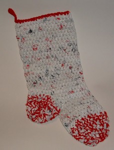 Plarn Christmas Stocking