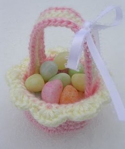 Pink Mini Easter Basket