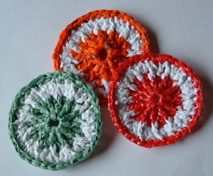 Plastic Plarn Dot Scrubbies