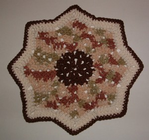 Earthtone RR Dishcloth